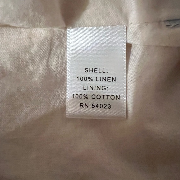 Banana Republic womens 100% linen short sleeve jacket. Size Small Cream - Picture 7 of 7